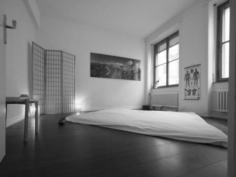 Vue de ma pièce de shiatsu